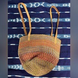 Vintage Multicolor Woven Bag